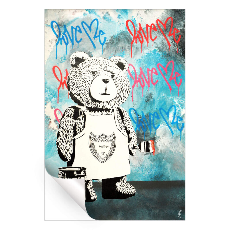 Ted Vibrant Wall Art by Lukas Avalon