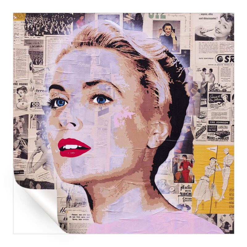 Grace Kelly Vibrant Wall Art by Lukas Avalon