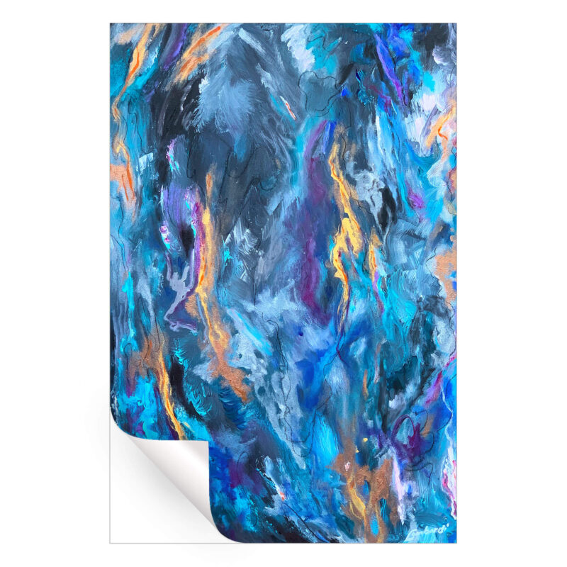 Moody Me Vibrant Wall Art by Bob Lombardi