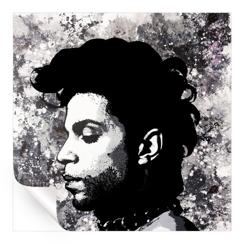 Prince Black and White Wall Art by Lukas Avalon