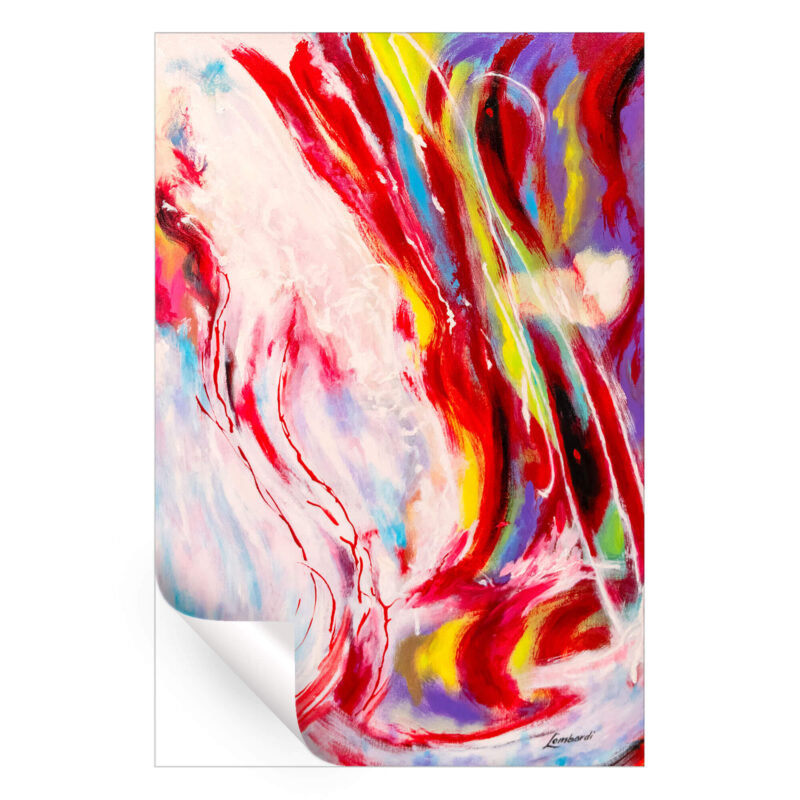 Sliding Vibrant Wall Art by Bob Lombardi