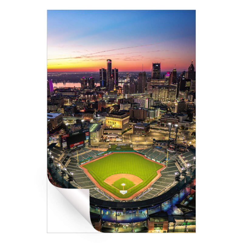 Comerica Wall Art by Michigan Sky Media