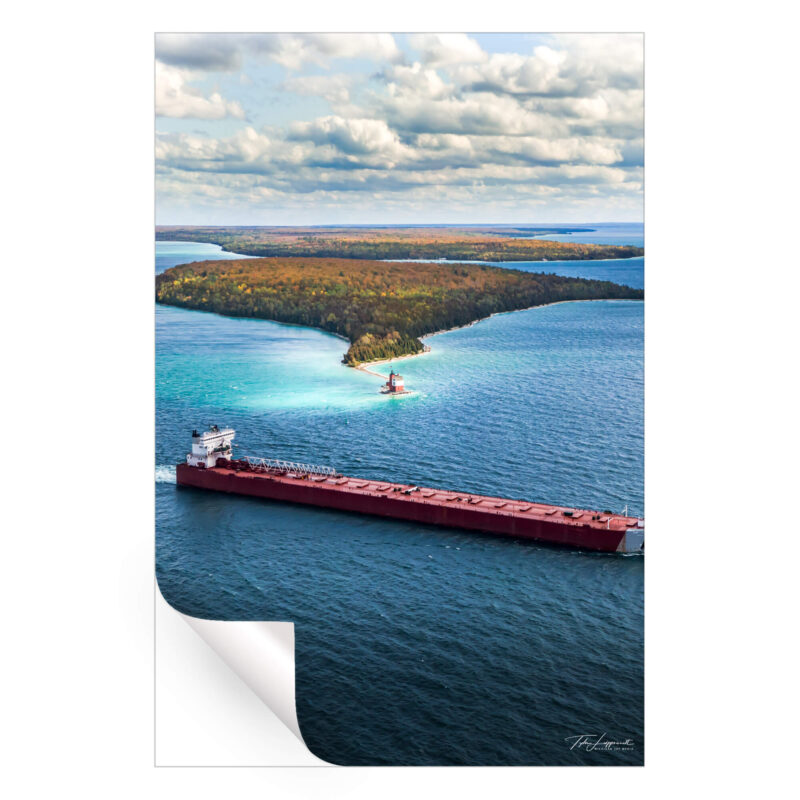 The Straits Wall Art by Michigan Sky Media