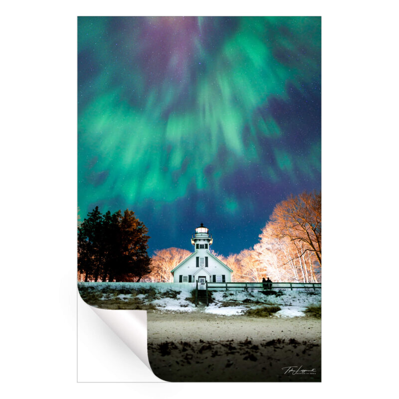 From The Heavens Vibrant Wall Art by Michigan Sky Media