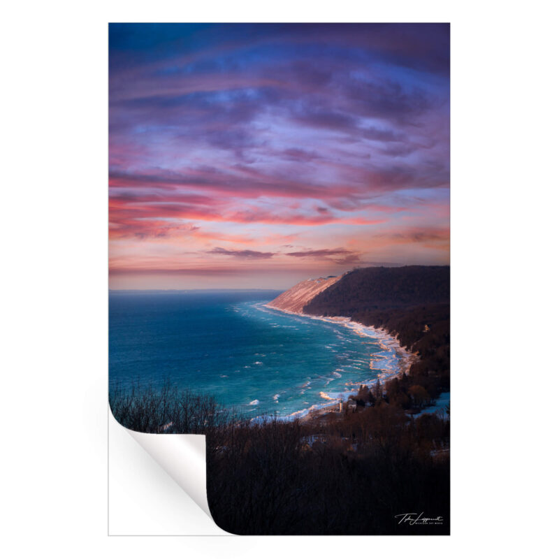 Sleeping Beauty Dark Wall Art by Michigan Sky Media