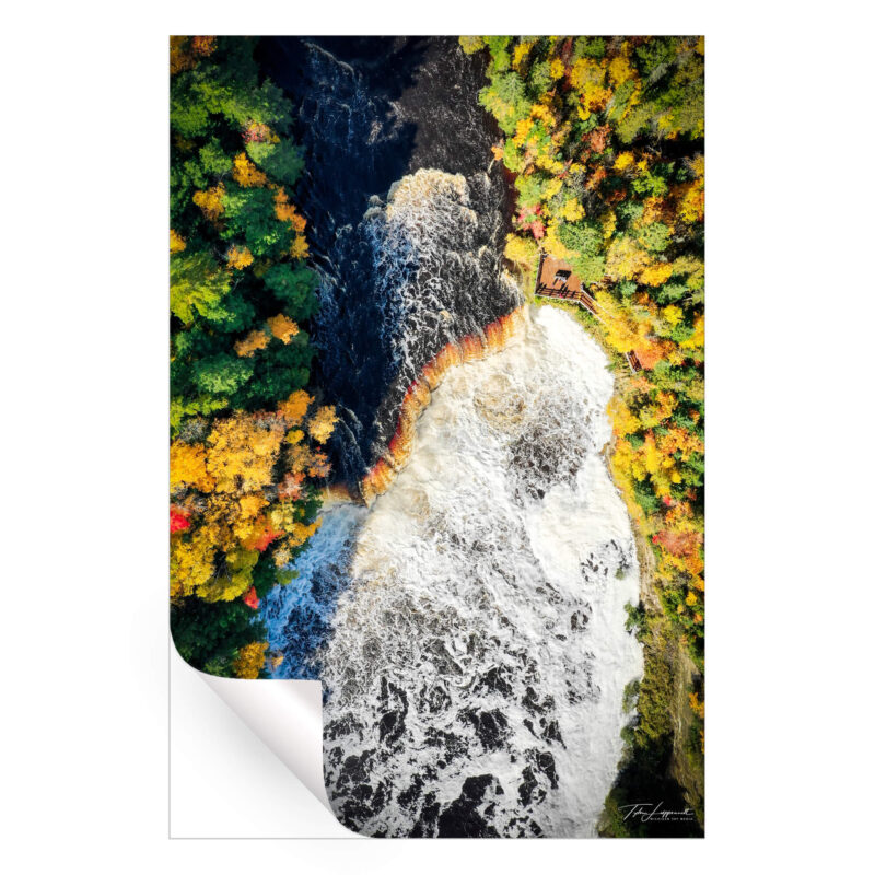 Root Beer Falls Wall Art by Michigan Sky Media