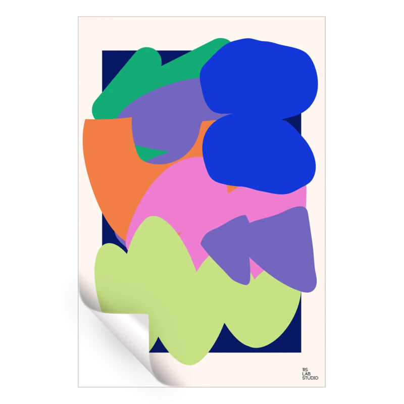 Calamity Colorful Wall Art by RS Lab Studio