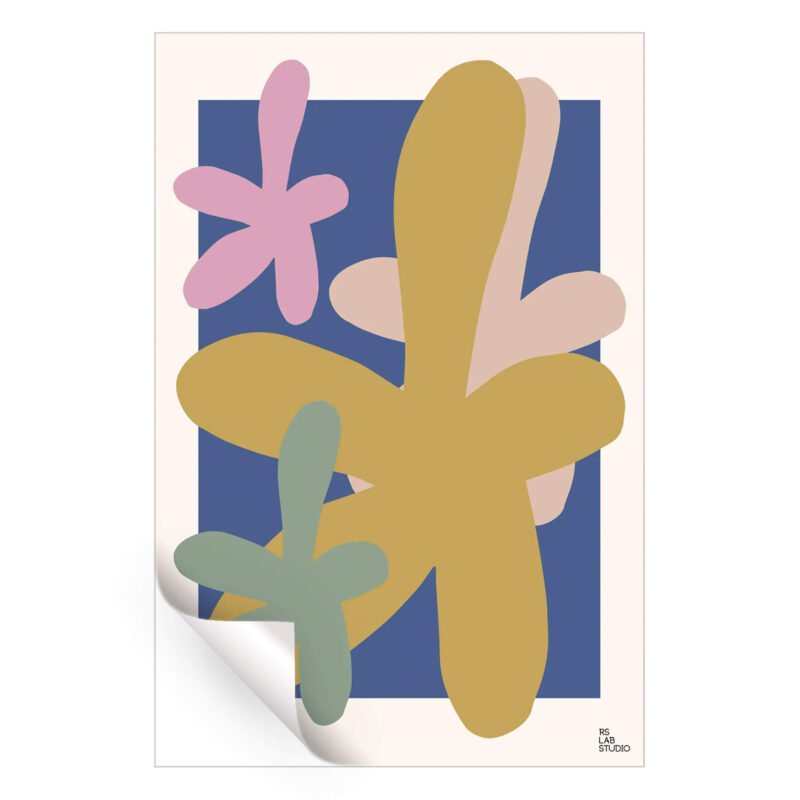 Starfish Colorful Wall Art by RS Lab Studio