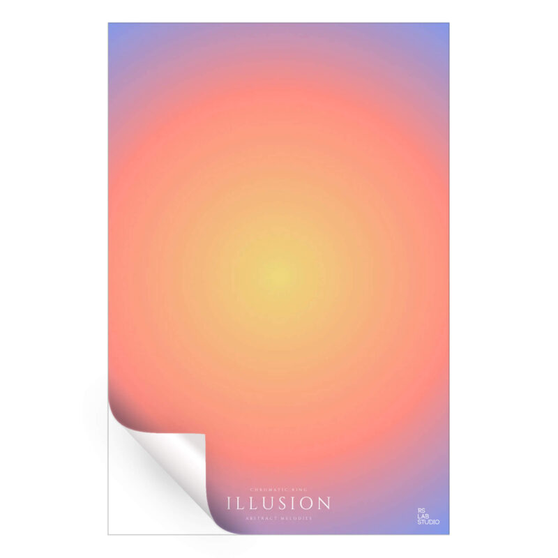 Illusion Colorful Wall Art by RS Lab Studio