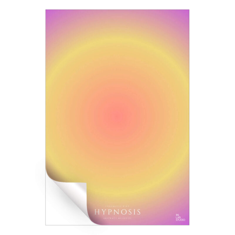 Hypnosis Yellow Wall Art by RS Lab Studio