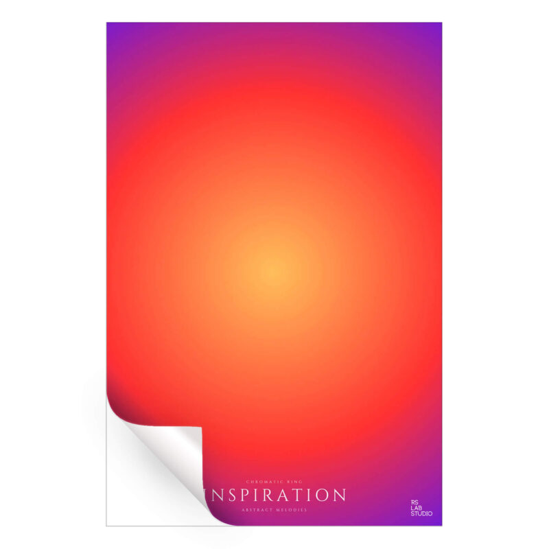 Inspirational Warm Wall Art by RS Lab Studio