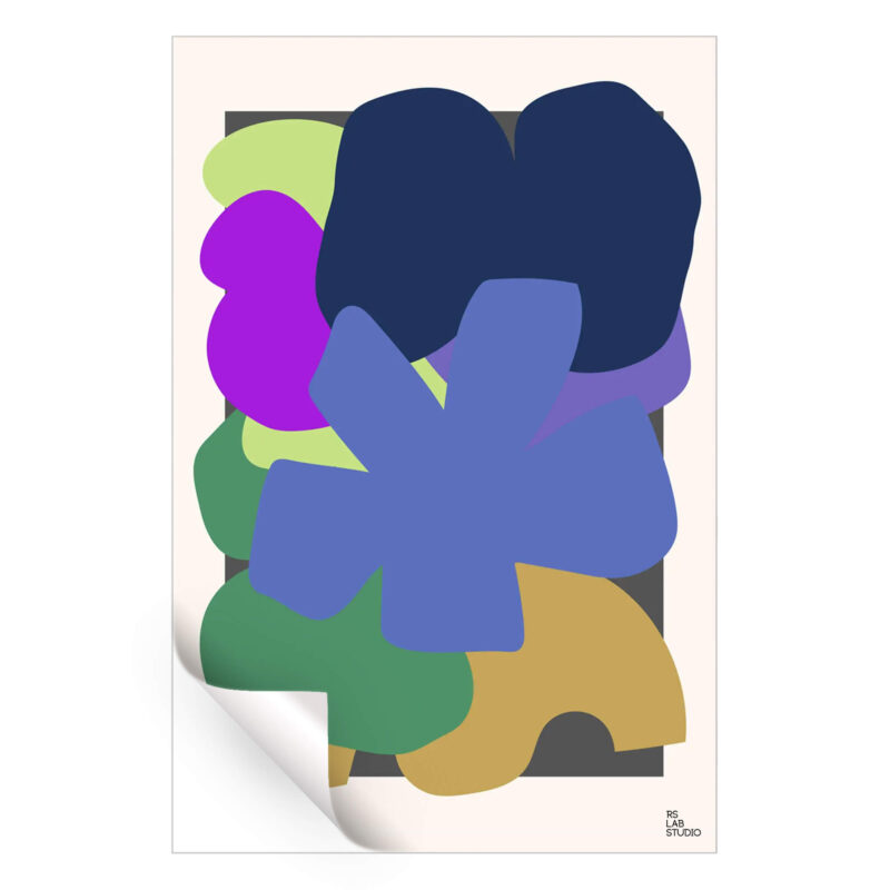 Together Colorful Wall Art by RS Lab Studio