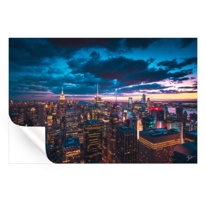 Above The City Lights Cool Wall Art by Zach Doehler