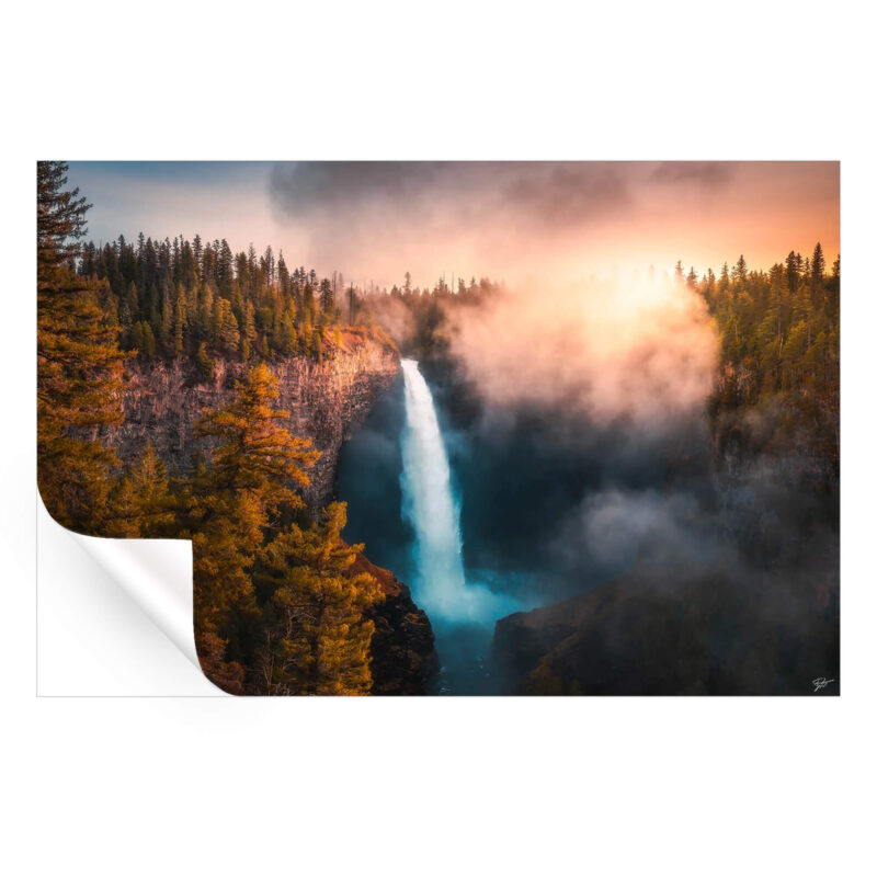 Downfall Warm Wall Art by Zach Doehler