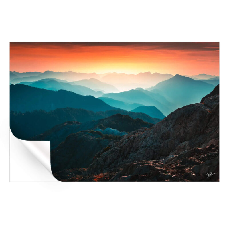 Endless Horizons Vibrant Wall Art by Zach Doehler