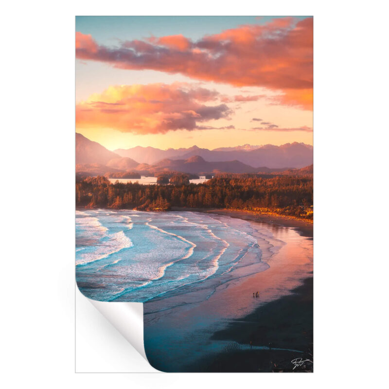 Golden Shores Warm Wall Art by Zach Doehler