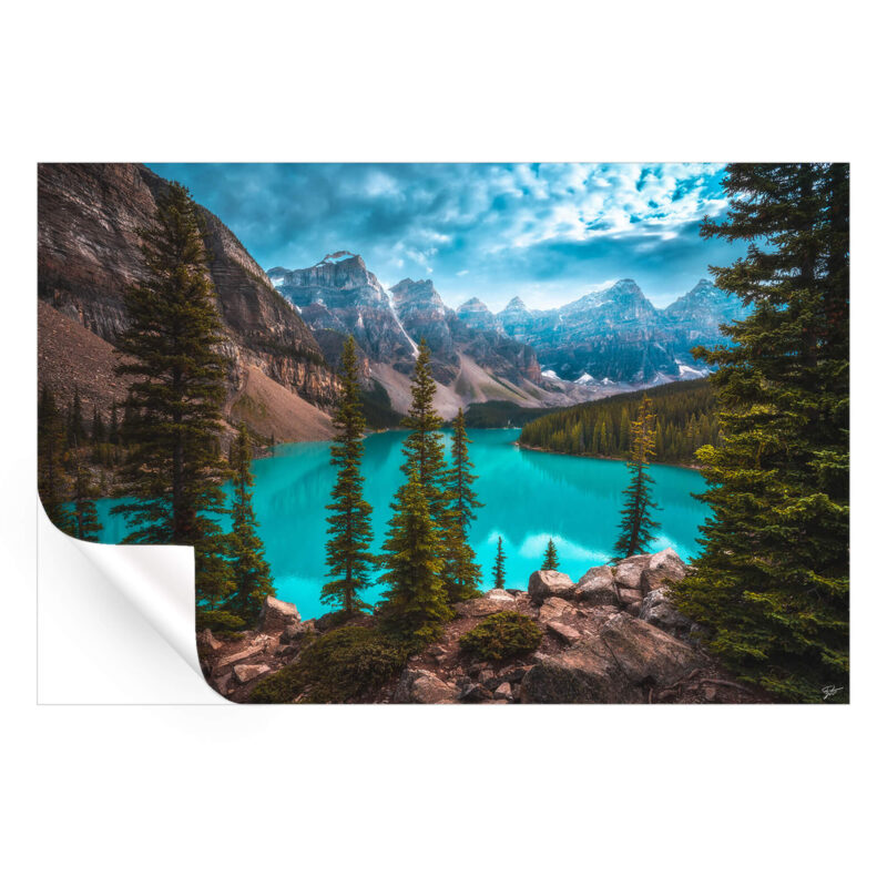 Lakeside Serenity Warm Wall Art by Zach Doehler