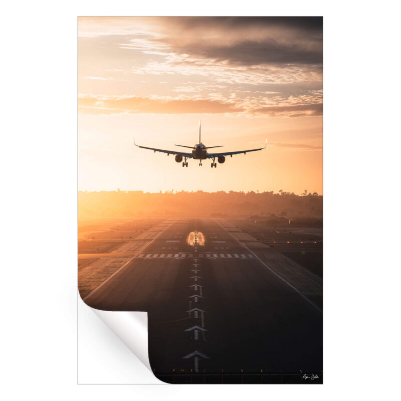 Takeoff and Landing Dark Wall Art by Ryan Ditch