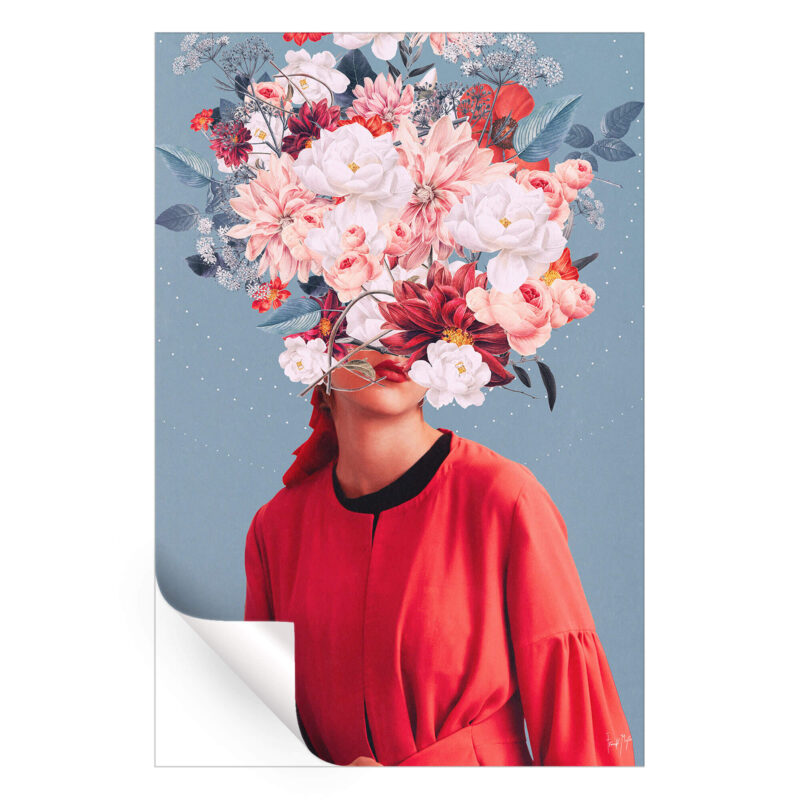 We Gathered in Spring Red Wall Art by Frank Moth