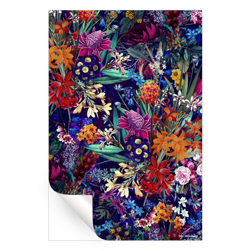 Future Nature XIII Purple Wall Art by Burcu Korkmazyurek