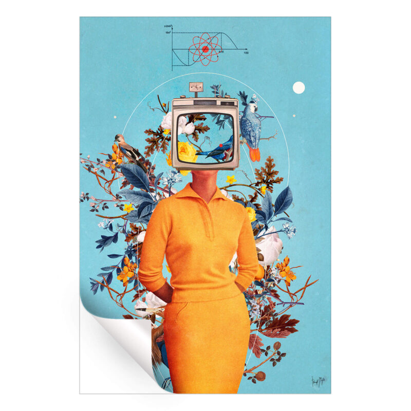 Don't Feed the Monitors With Your Dreams Vibrant Wall Art by Frank Moth