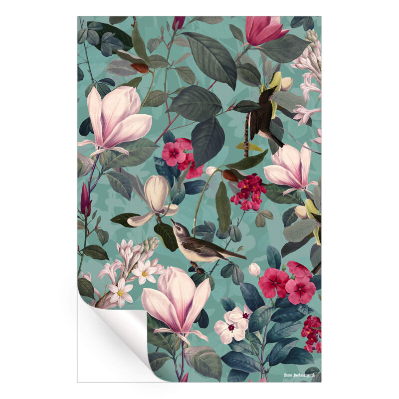 Garden of Hope Colorful Wall Art by Burcu Korkmazyurek