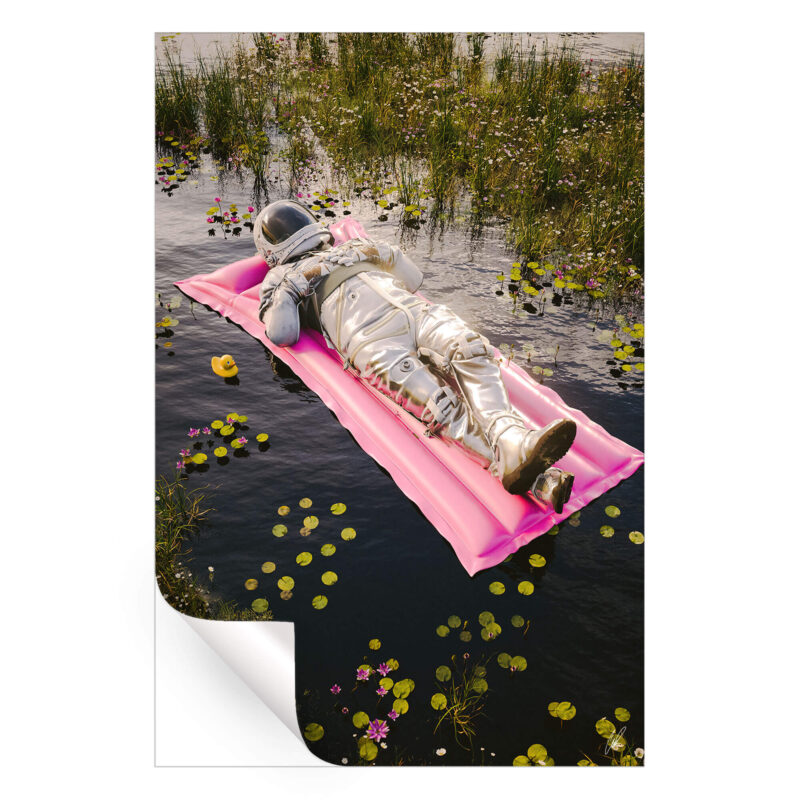 The Pond Green Wall Art by CaptvArt