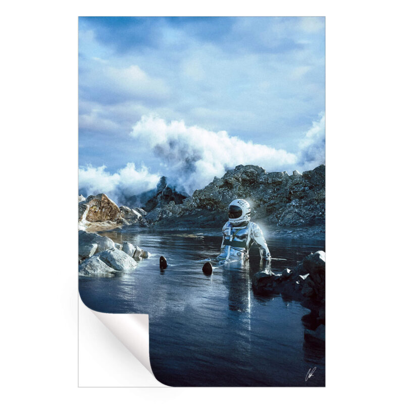 Astro Rock Water Cool Wall Art by CaptvArt