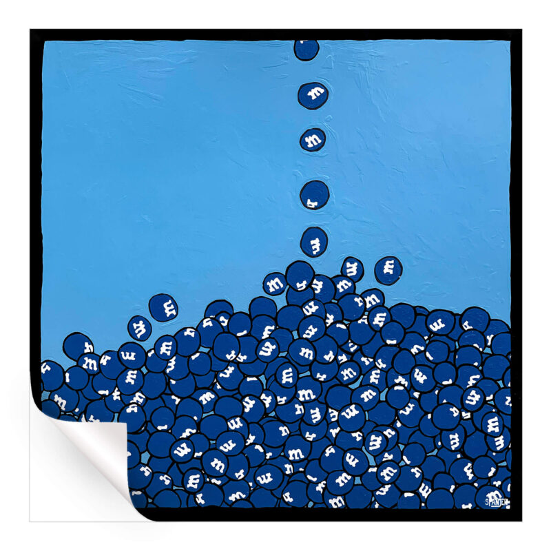 Blue Channel Blue Wall Art by Art of Spanjer