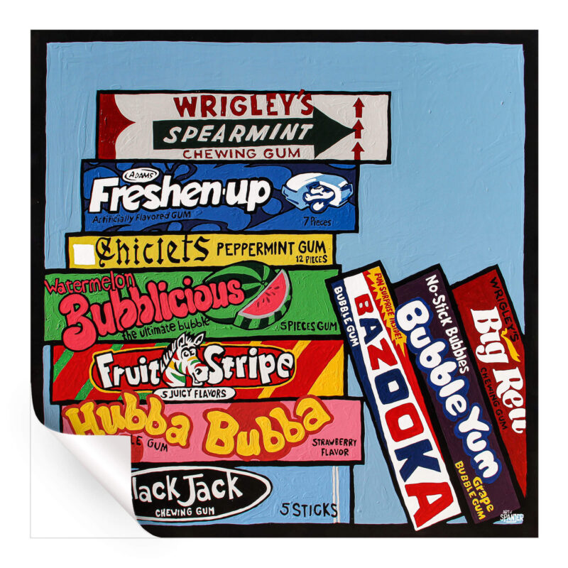 Chew on This Vibrant Wall Art by Art of Spanjer