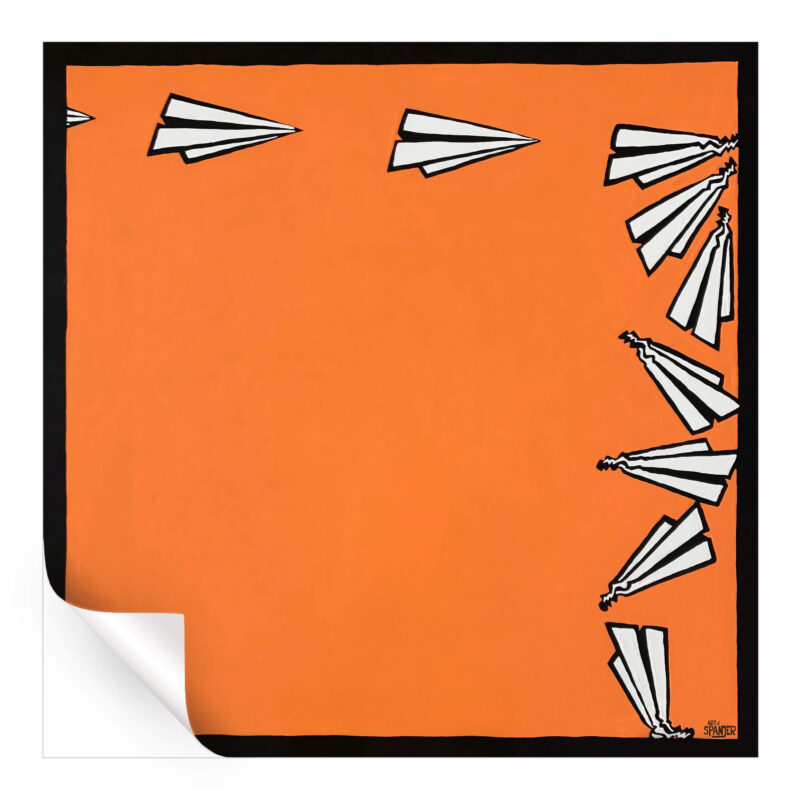 It Isn't Fun Anymore Warm Wall Art by Art of Spanjer