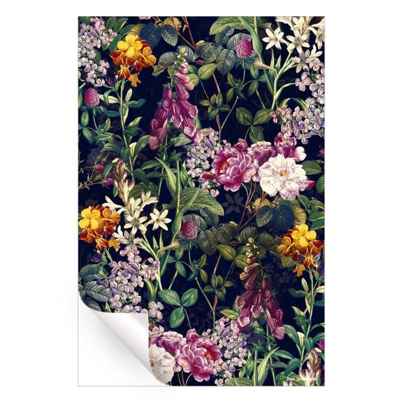 Midnight Forest VII Warm Wall Art by Burcu Korkmazyurek