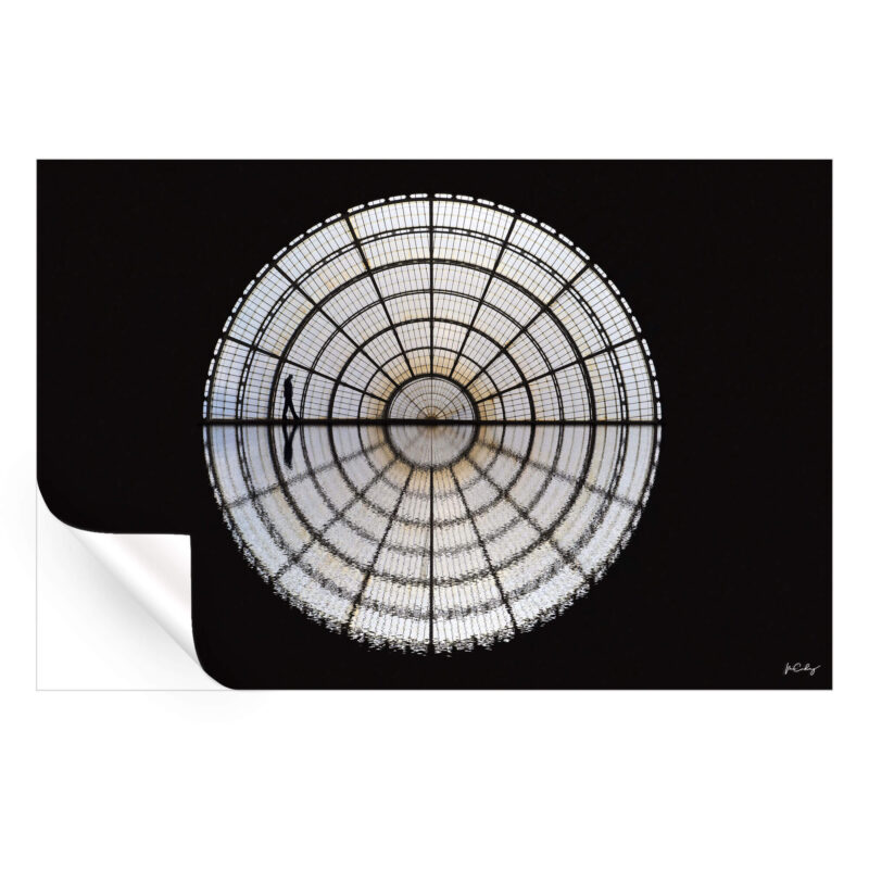 Midnight Walker Black and White Wall Art by Marcus Cederberg