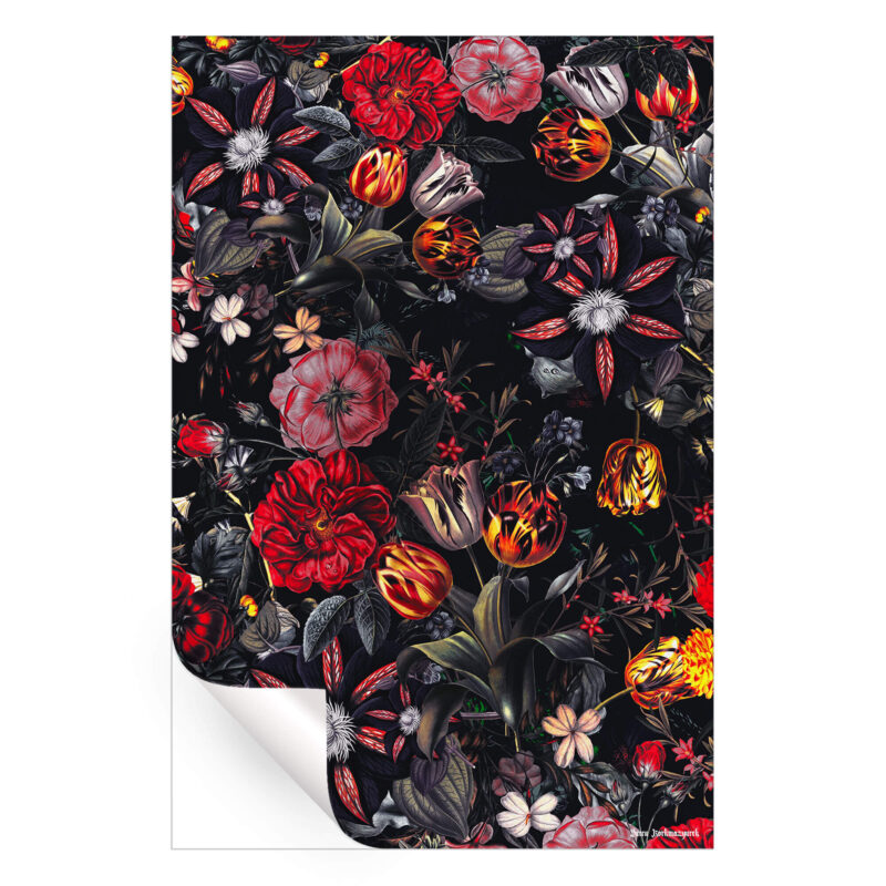 Witches Garden Warm Wall Art by Burcu Korkmazyurek