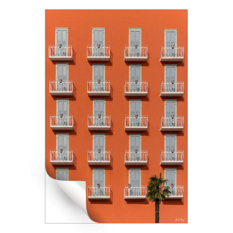 Torbole Wall Orange Wall Art by Marcus Cederberg