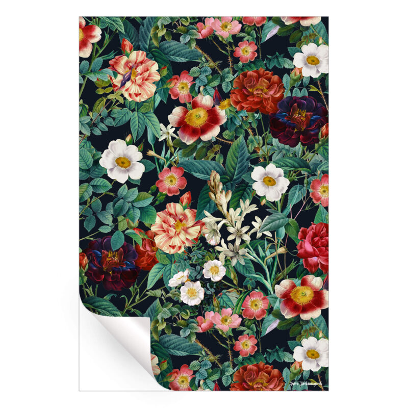 Witches Garden III Dark Wall Art by Burcu Korkmazyurek