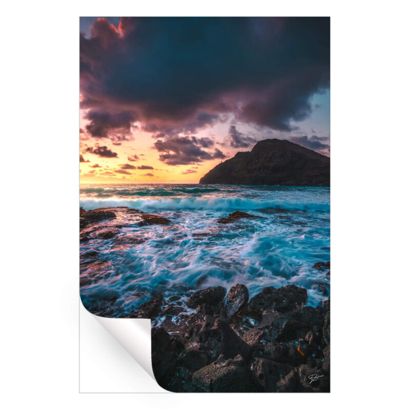 Beginnings of Blue Hour Vibrant Wall Art by Zach Doehler