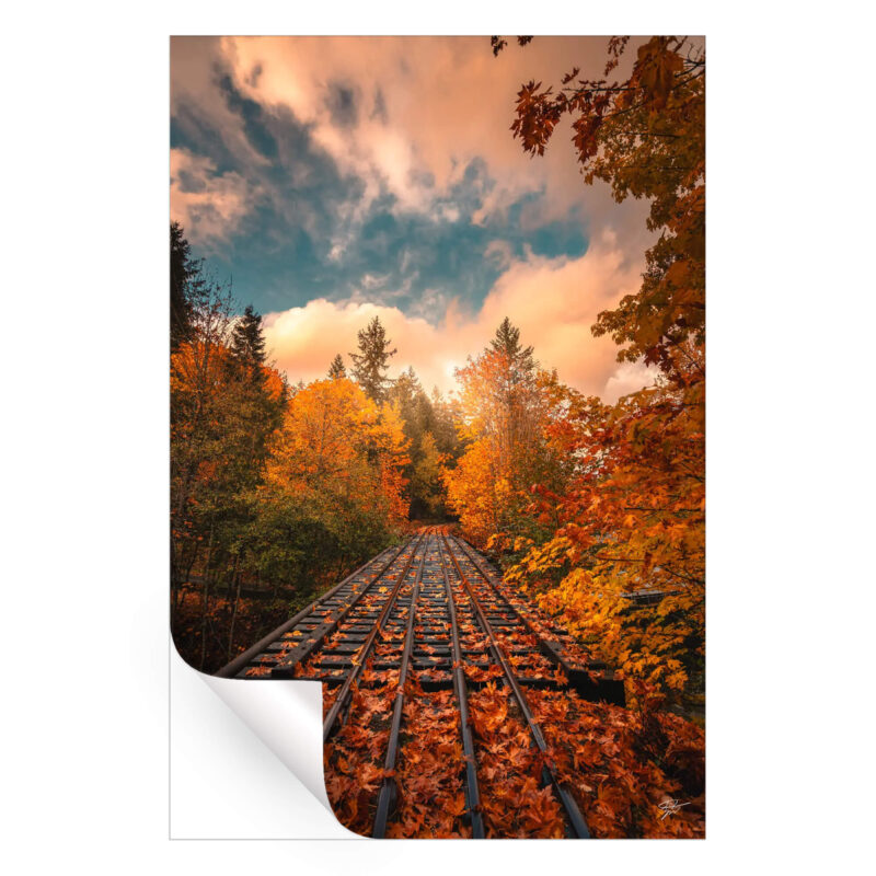 The Autumn Express Warm Wall Art by Zach Doehler