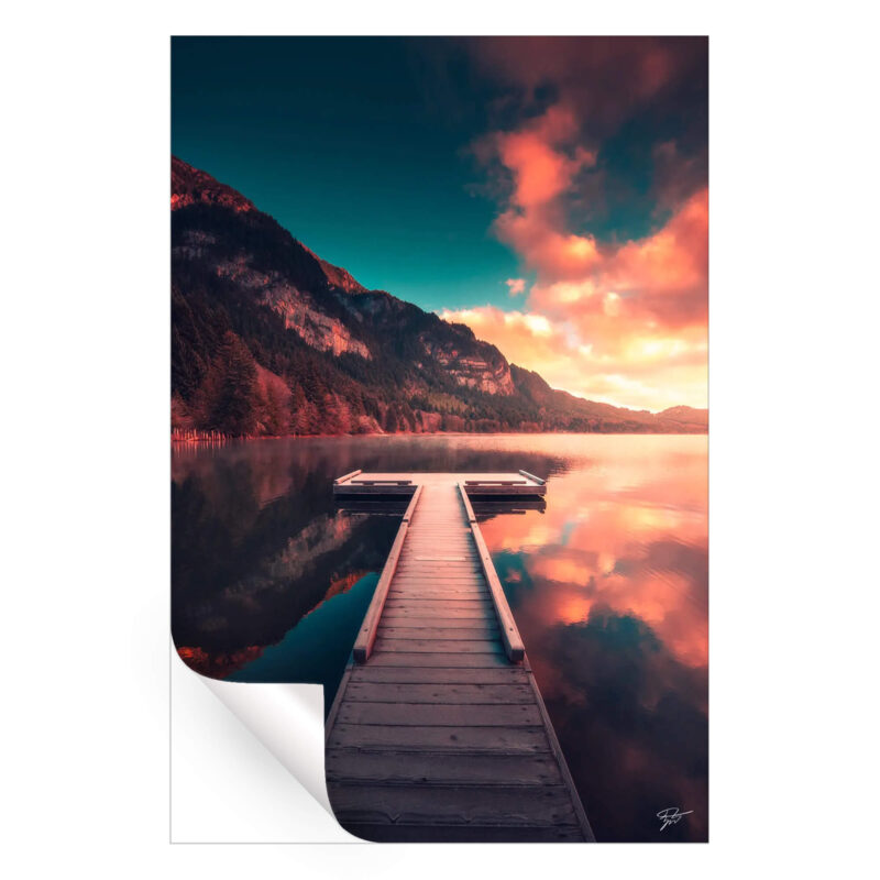 The Lake of Tranquility Cool Wall Art by Zach Doehler