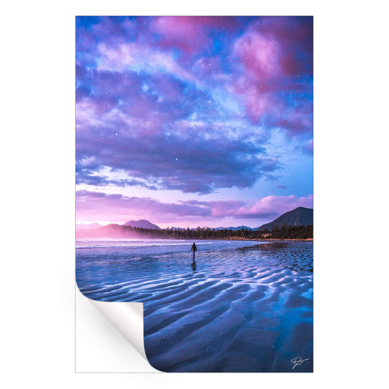 Twilight Shores Vibrant Wall Art by Zach Doehler