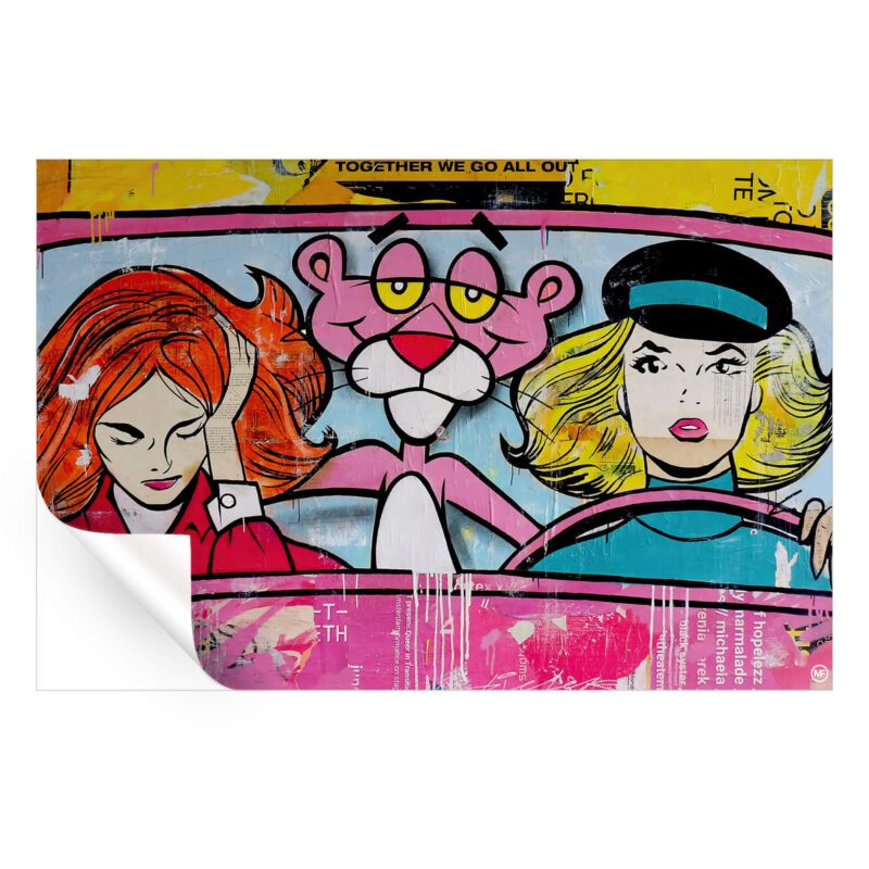 Road Trippin Pink Wall Art by Michiel Folkers