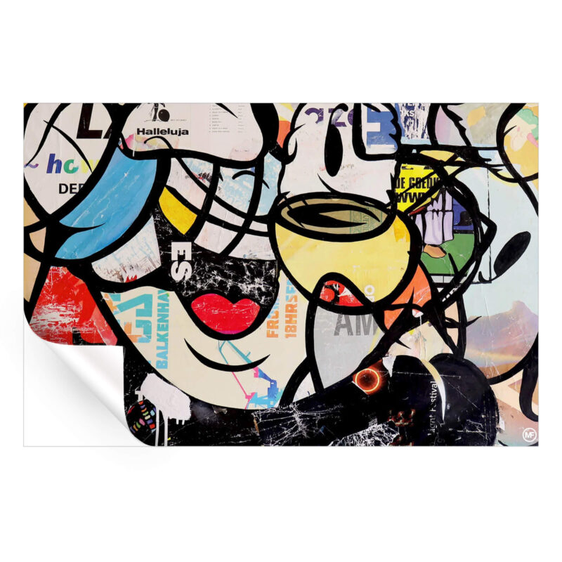 Wild Thoughts Vibrant Wall Art by Michiel Folkers