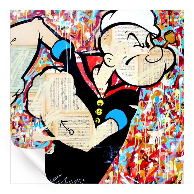 Entrance to Exit Red Wall Art by Michiel Folkers