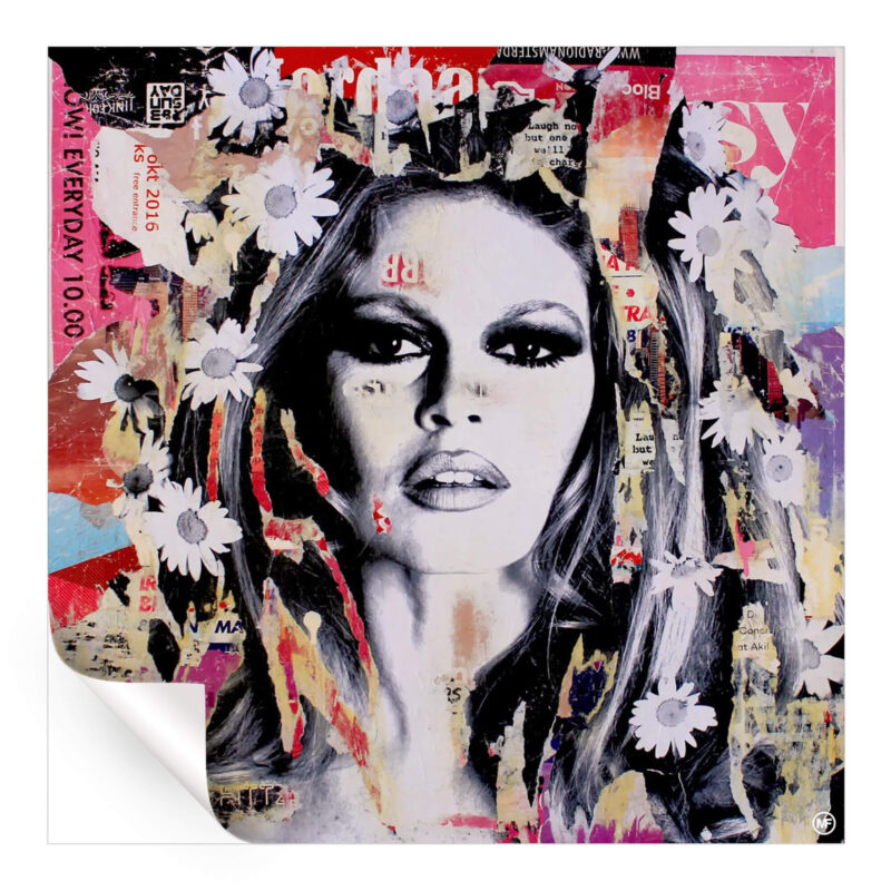 She's your friend Colorful Wall Art by Michiel Folkers