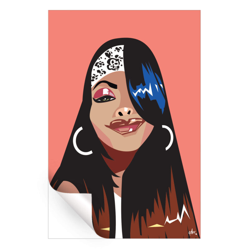 Aaliyah Warm Wall Art by Quincy Ray