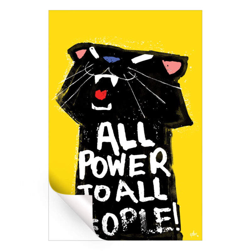 All Power to the People Vibrant Wall Art by Quincy Ray