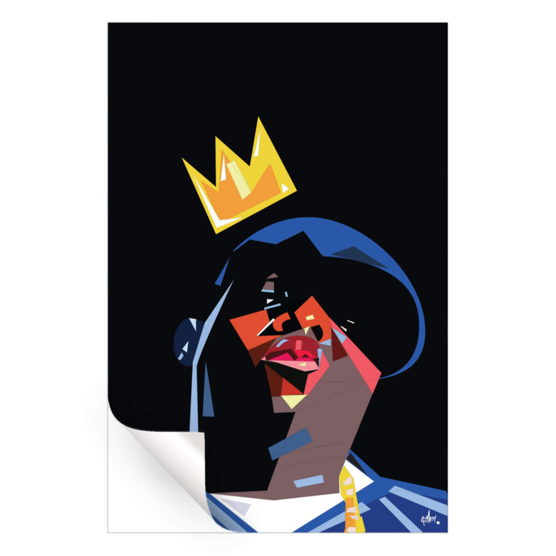 Biggie Dark Wall Art by Quincy Ray