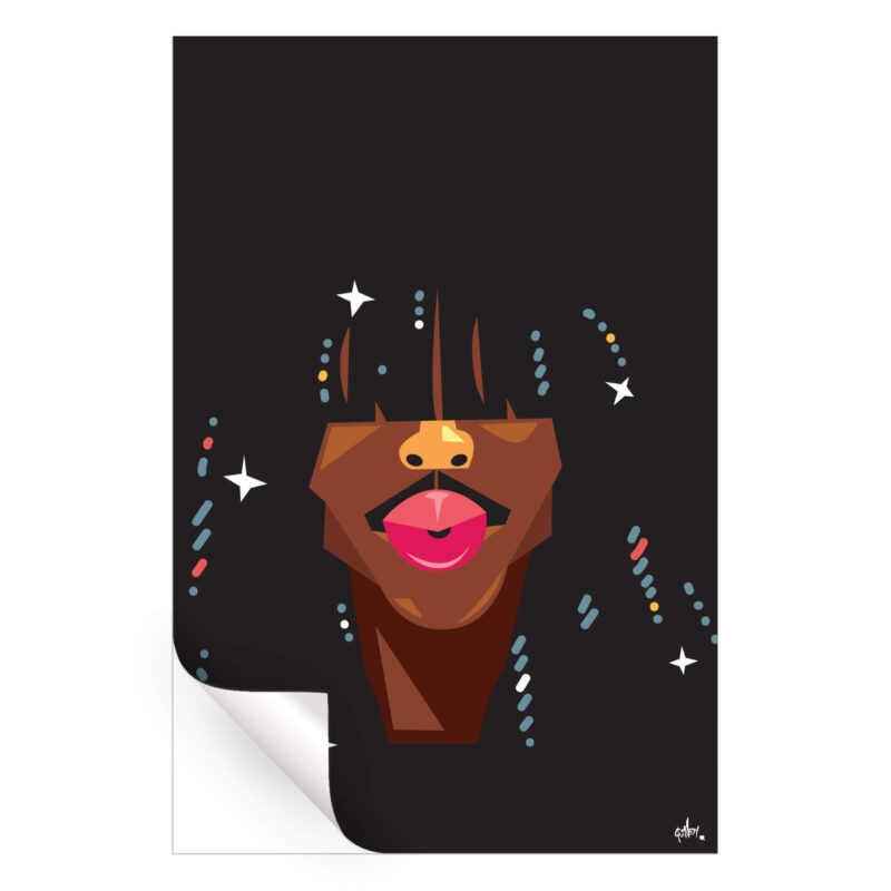 Rick James Dark Wall Art by Quincy Ray