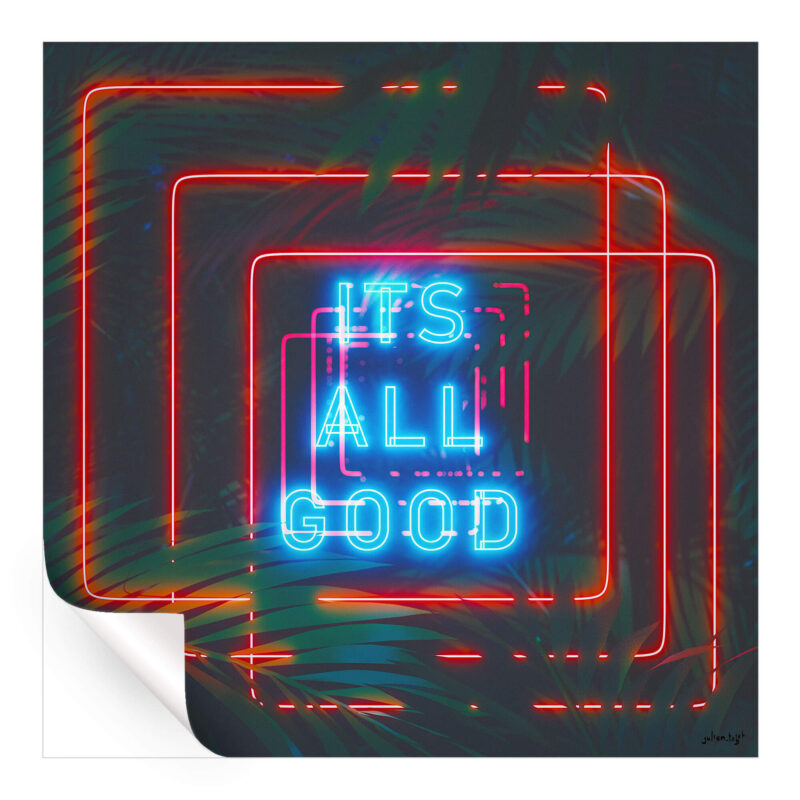 It's All Good Dark Wall Art by Davansh Atry