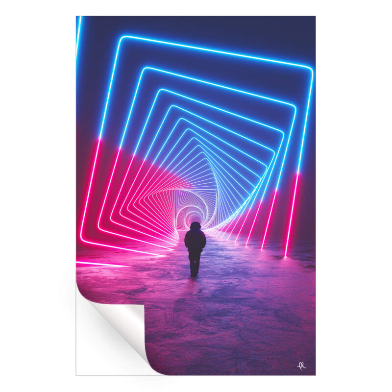 Lets Do Drugs Vibrant Wall Art by Davansh Atry